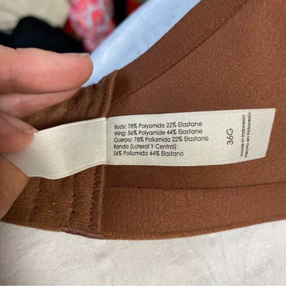 REVEAL Low-Key Side Smoothing T-Shirt Bra Bare Necessities 36G Nude Coco Brown - Picture 11 of 11